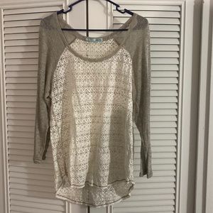 Maurice’s Knit and Lace Blouse